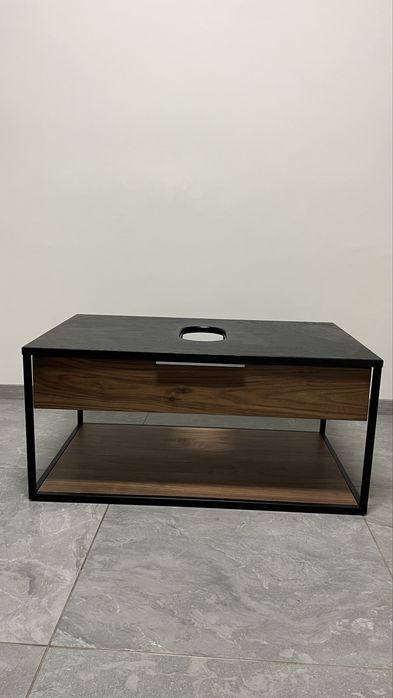Szafka wisząca łazienkowa 80cm Orzech pod umywalkę nablatową