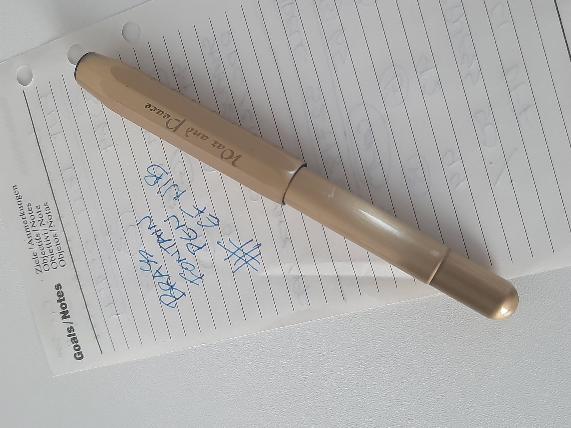 Caneta Tinteiro Aparo em Bronze