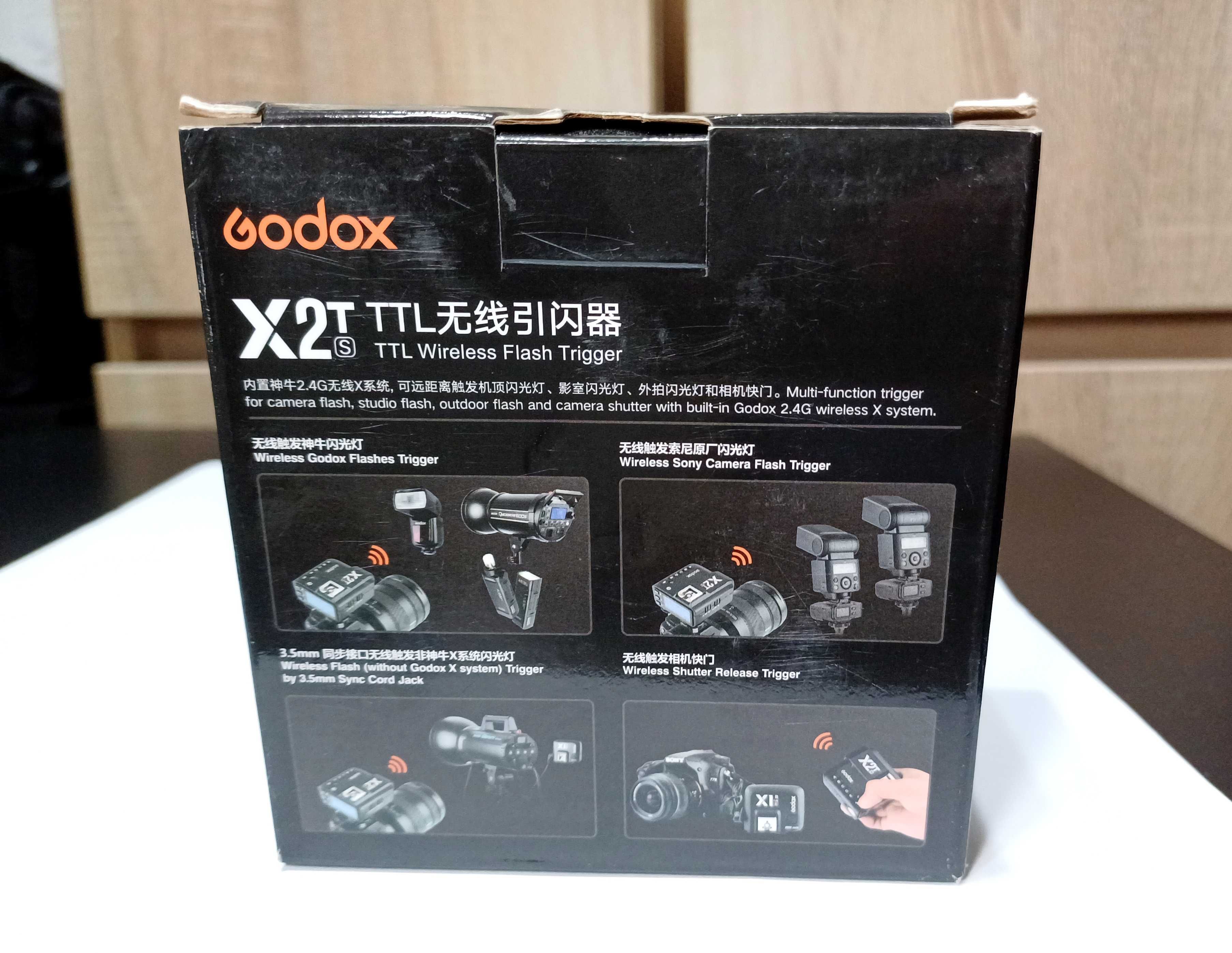 Godox X2T-S для Sony, новый, в упаковке. TTL-синхронизатор