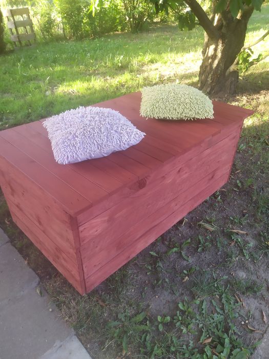 Skrzynia Drewniana solidna deska