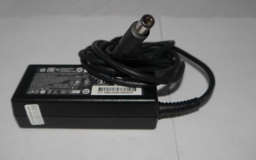 Zasilacz ładowarka HP 19,5V, 3,33A 65W czarny wtyk + kabel zasilający