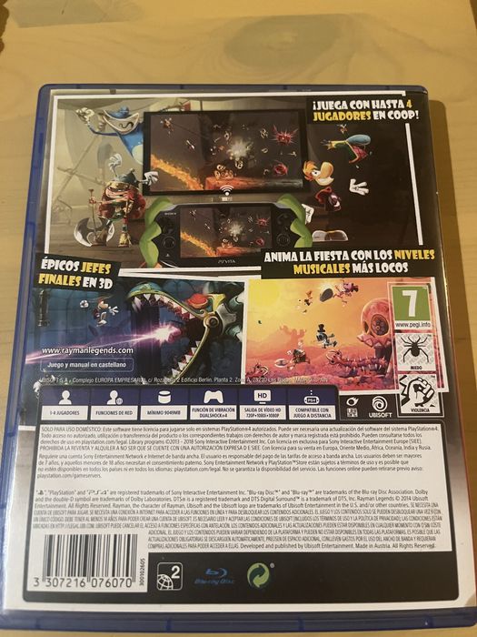 Rayman legends ps4