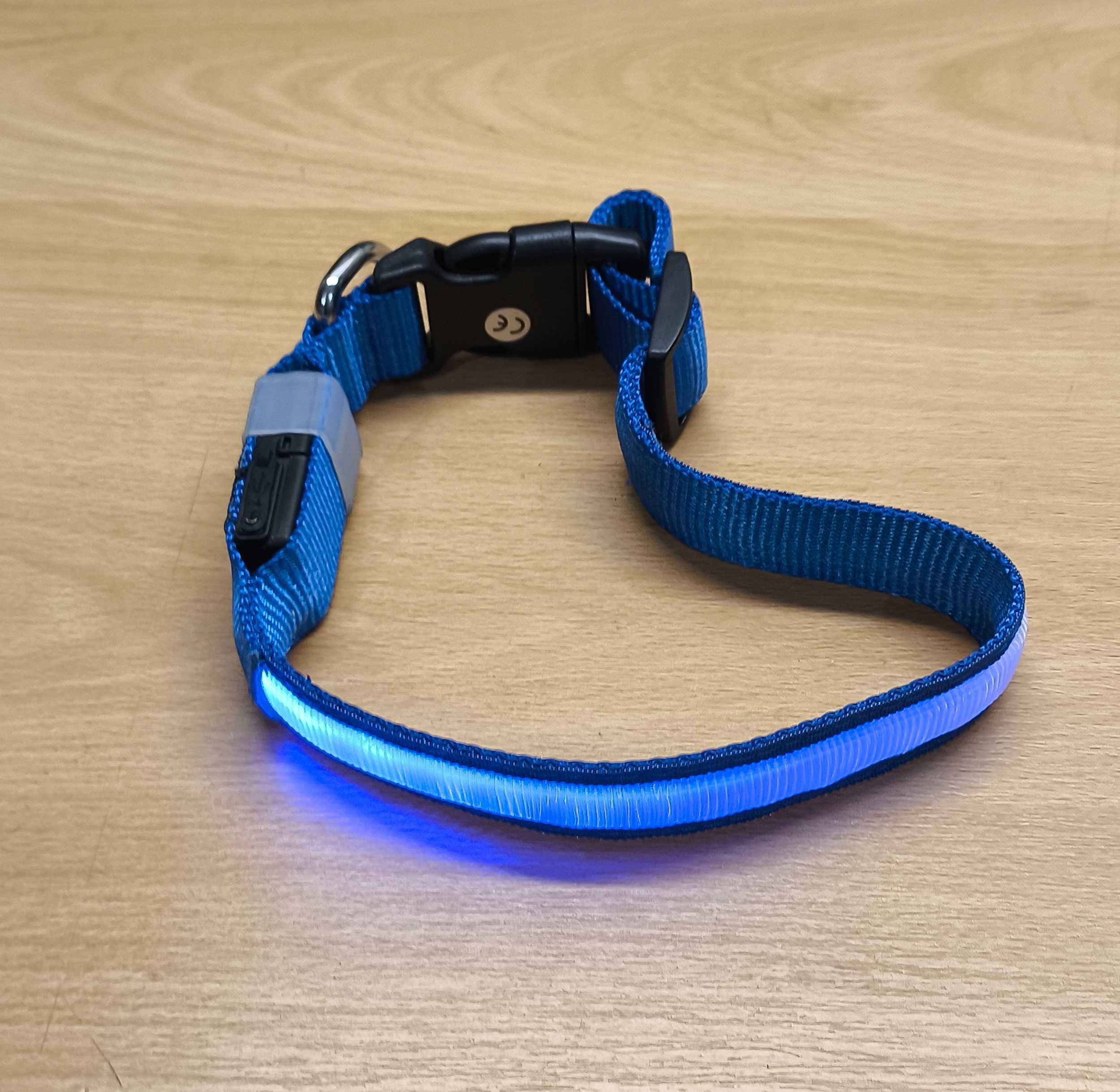 MASBRILL Świecąca obroża LED dla psa 3 tryby świecenia M 38-50cm [2366