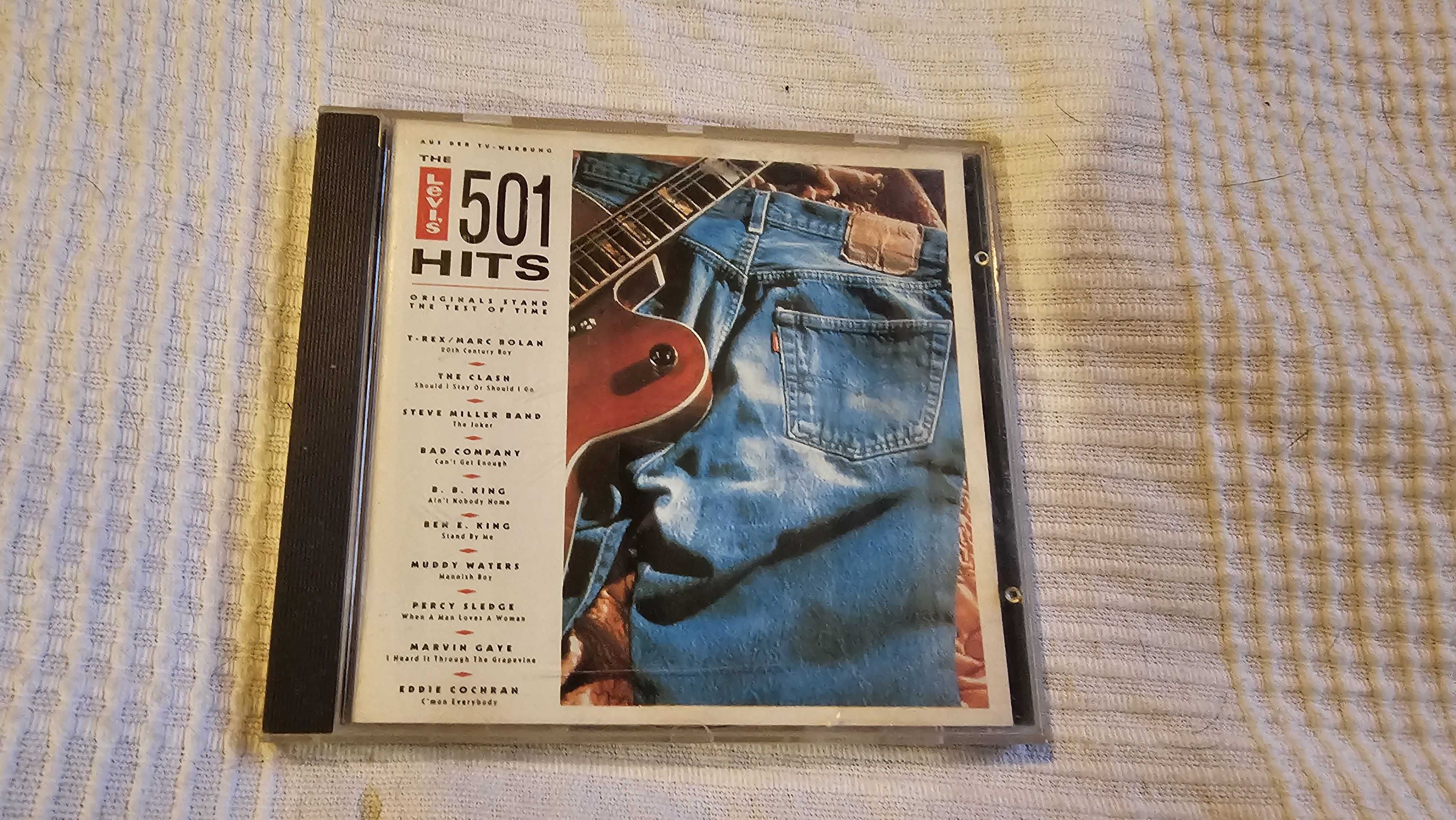 CD Levis 501 Hits składanka rockowa Marvin Gaye Percy Sledge The Clash