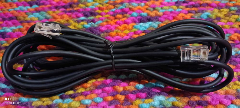 Интернет-кабель, патч-корд 5 м. прорезиненный витая пара