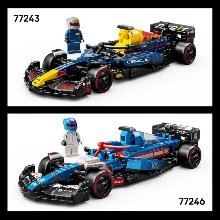 Conjunto completo Lego F1: Todos 10 carros Lego Speed ​​Champions F1