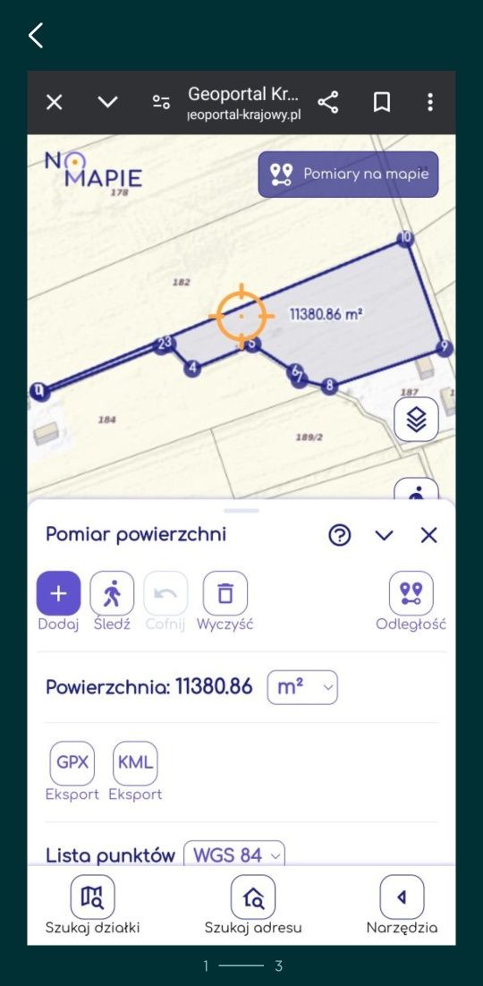 Sprzedam Ziemię rolną, 1,14ha