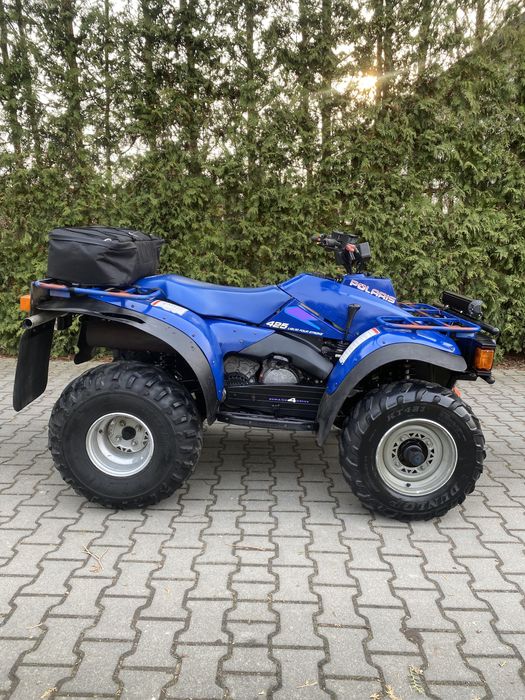 Polaris Magnum 425 4x4*WARN*homologacja L7e*LED*kufer grizzly trx can