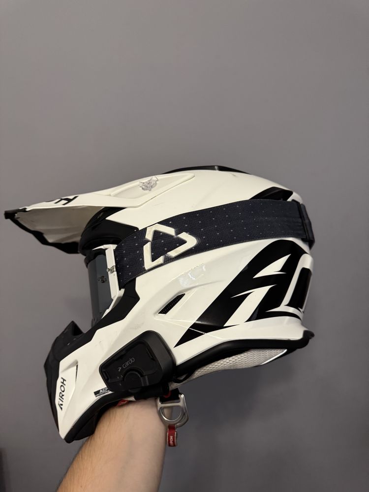 Kask Airoh Aviator Ace II +gogle leatt velocity 5.5