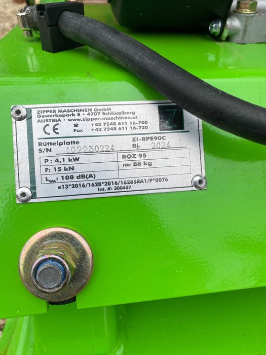 Zagęszczarka ZIPPER ZI-RPE90C z NIEMIEC Nowa