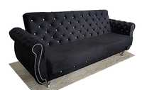RATY CHESTERFIELD sofa głęboko pik z bokami rozkładana kanapa doSpania