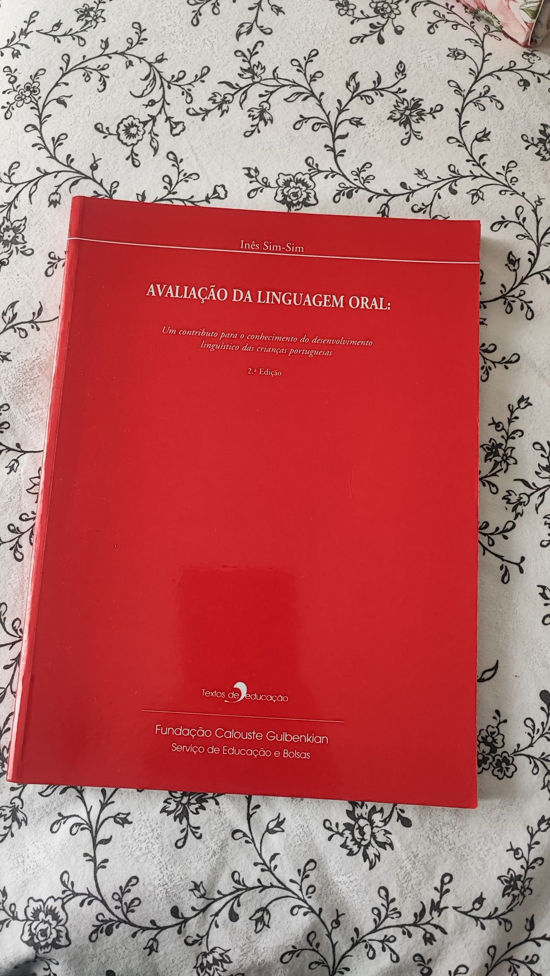 Livro " Avaliação da linguagem oral"