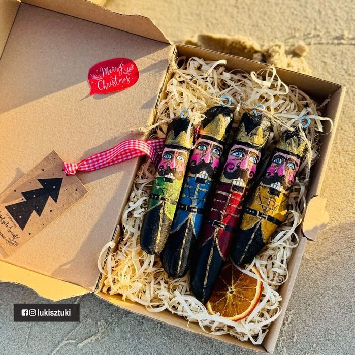 Morskie bombki z plażowych patyków PRL | Driftwood LUKI SZTUKI