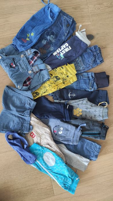 Paka ubrań, rozmiar 74, 74/80, 80, bluzki, bluzy, pajace, body,spodnie