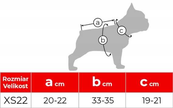 Kurteczka, ubranko dla psa np. chihuahua - Airy Vest - XS22