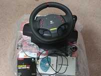 Игровой руль. Logitech, momo Racing Force Feedback Wheel Setup