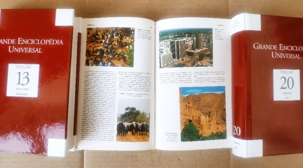 GRANDE ENCICLOPÉDIA UNIVERSAL  (20 volumes ilustrados)