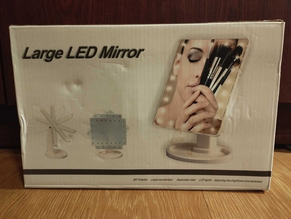 Lampa LED Mirror do makijażu (nie działają ledy)