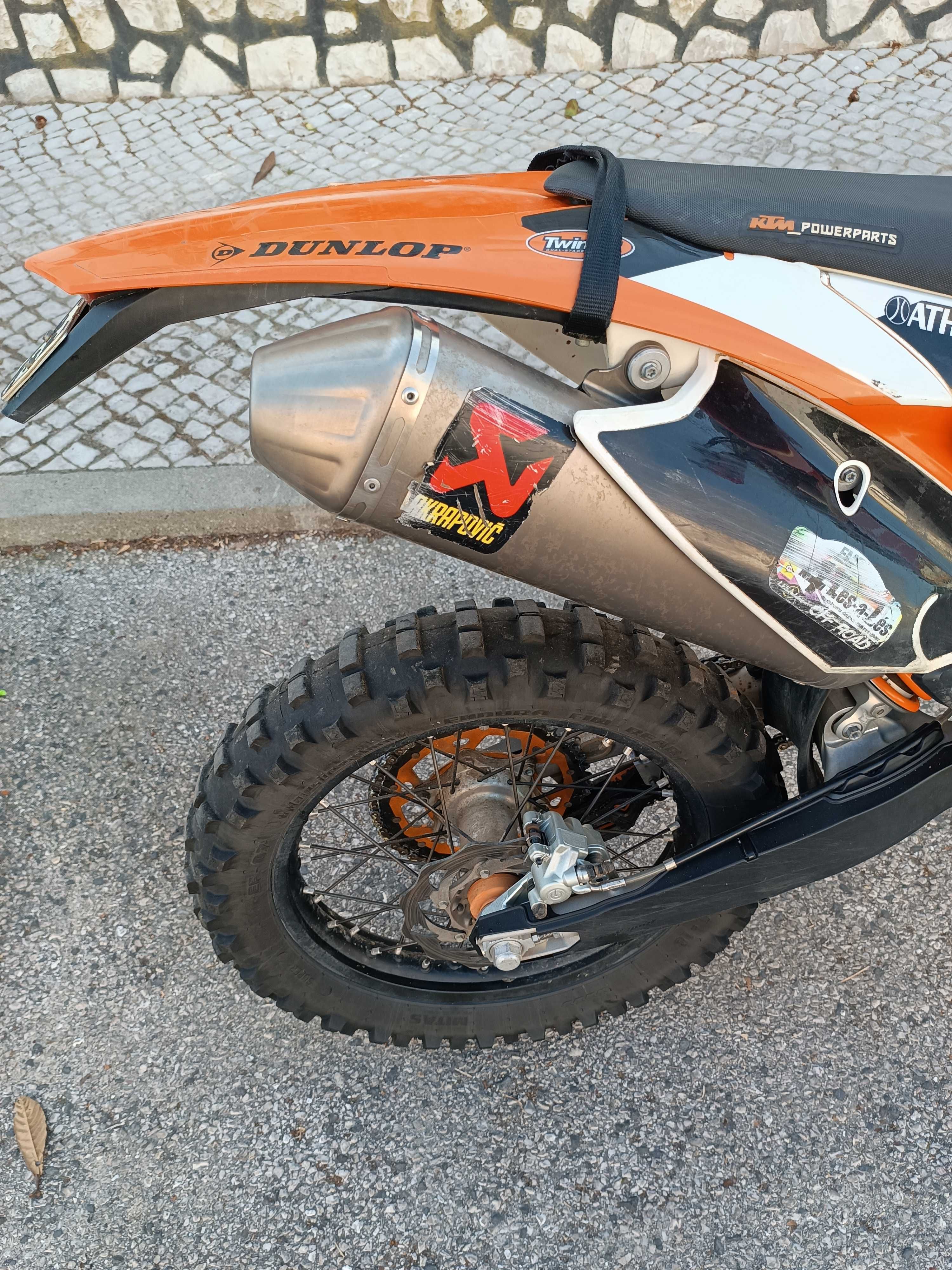 KTM 250 exc com Matrícula