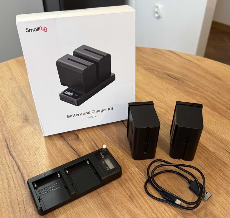 SmallRig 3823 / 2x akumulator Sony NP-F970 Ładowarka