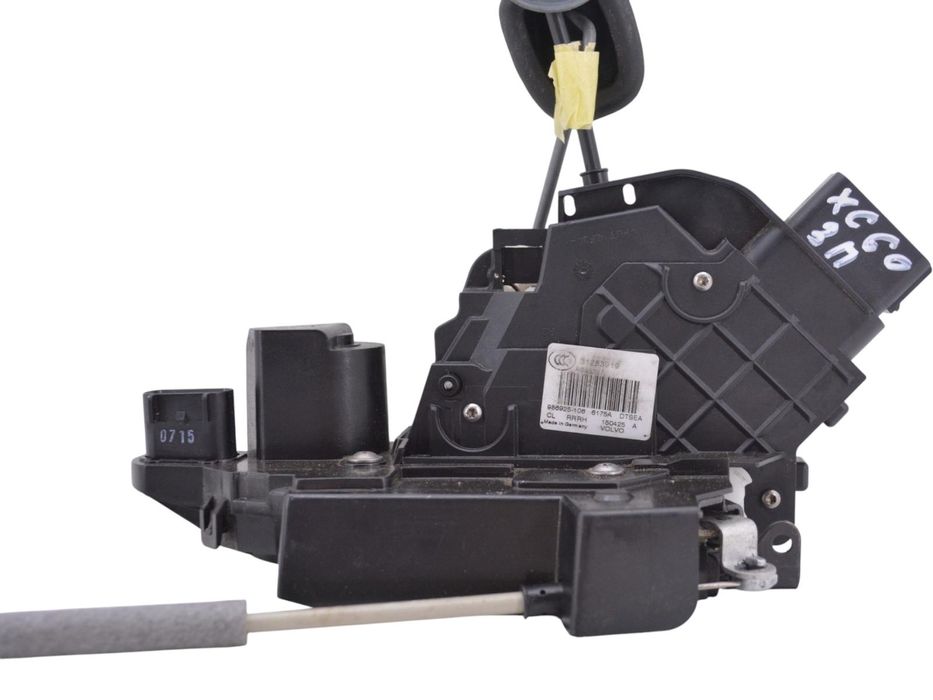 Замок дверей задній правий VOLVO XC60 2013-2017 (6/4 пінів) 31253919