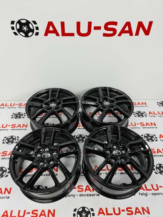 NOWE alufelgi TOYOTA 17" 5x114,3 Auris Corolla RAV-4 Previa - Czarne