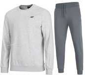 4f Męski Dres Bawełna Komplet Bluza Spodnie / rozm L