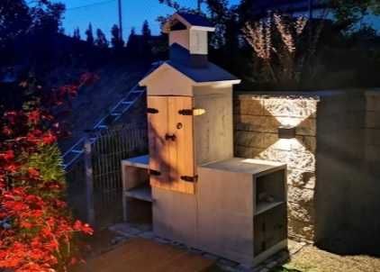 Grill ogrodowy wędzarnia wędzarka suszarnia H215