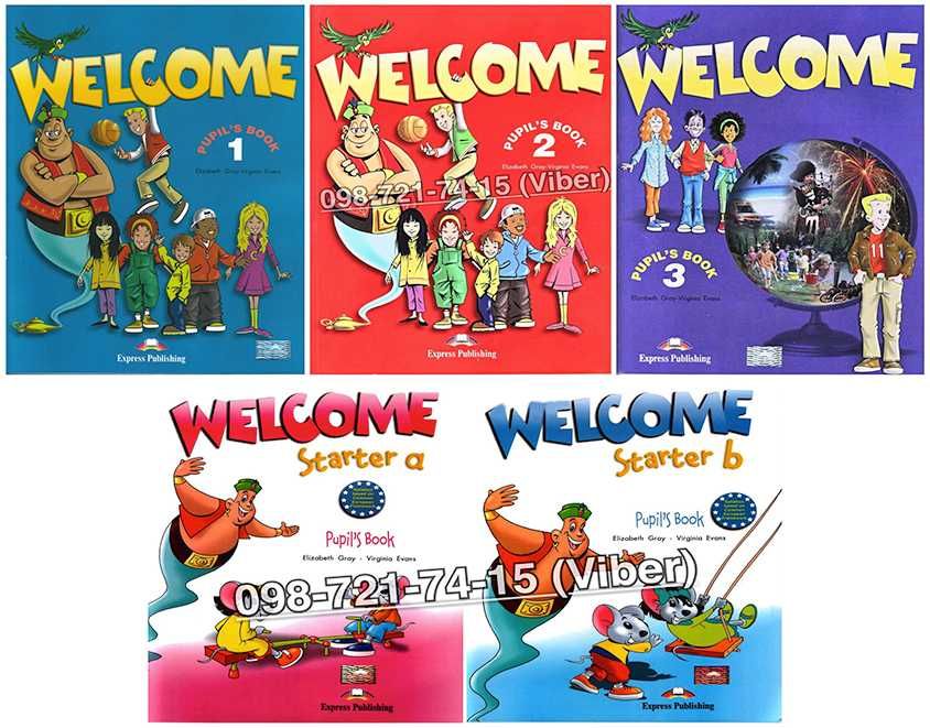 Welcome. Уровни 1-3. Pupil’s Book + Workbook (+CD)