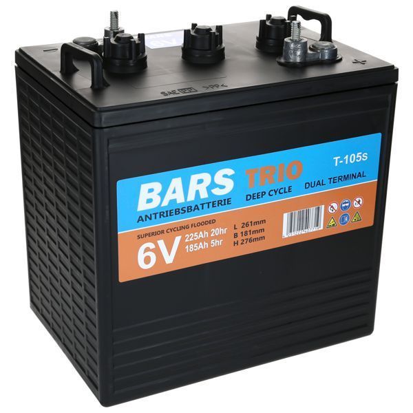 Akumulator Bars TRIO Deep 6V 225Ah US DC-225 261181276 DT T105S