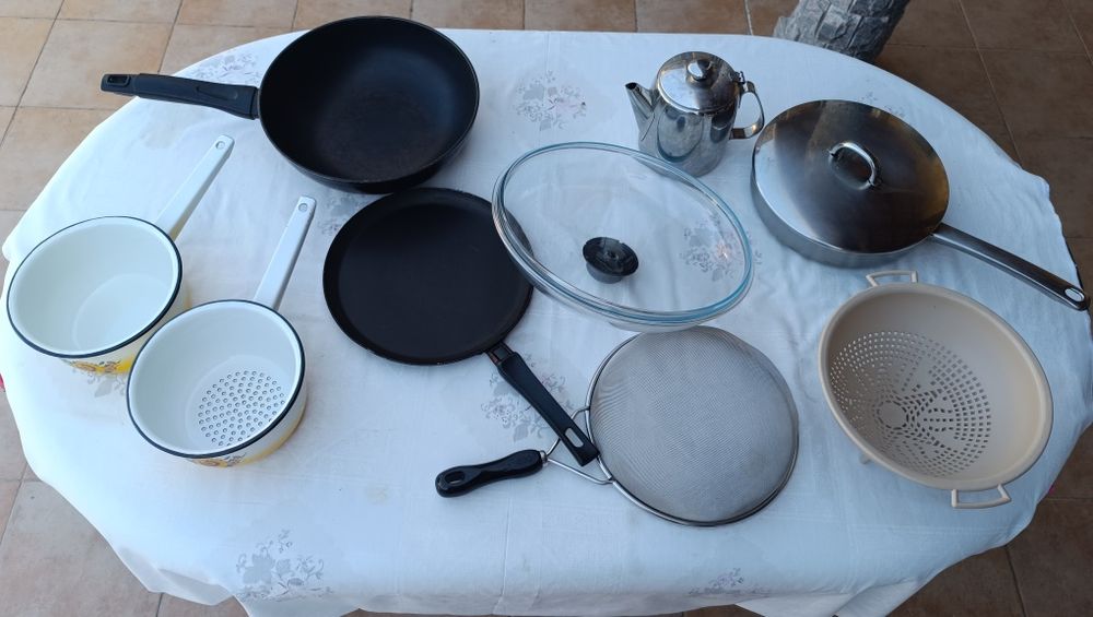 Panelas em inox  em ótimo estado