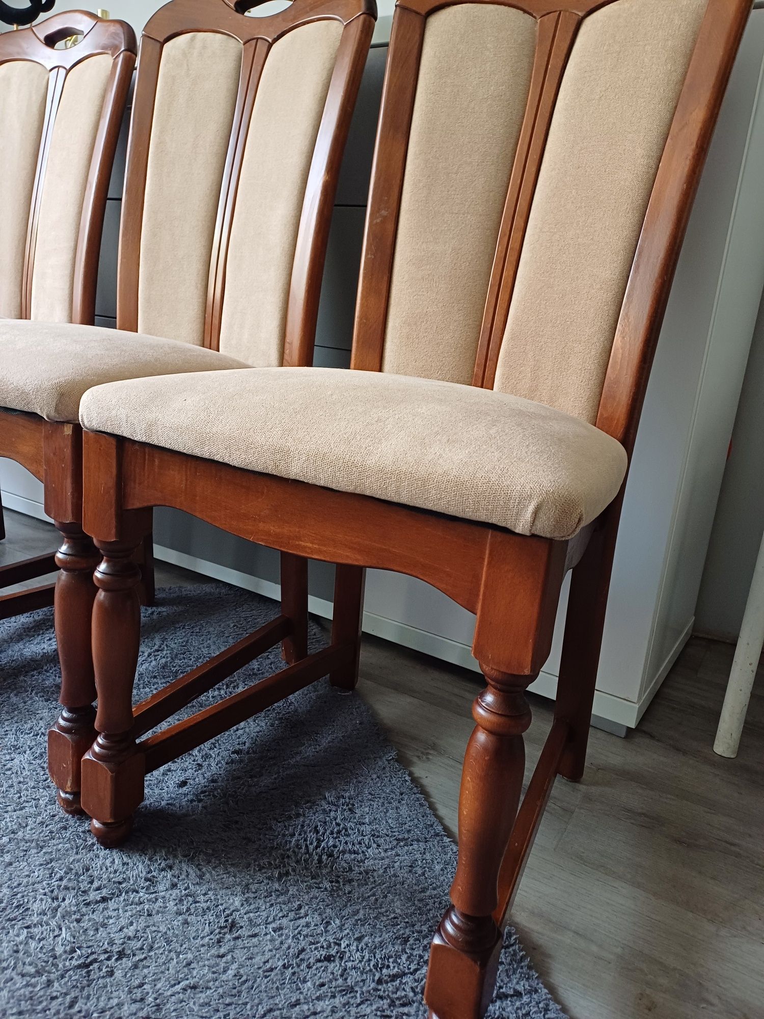 Krzesła drewniane dąb solidne
