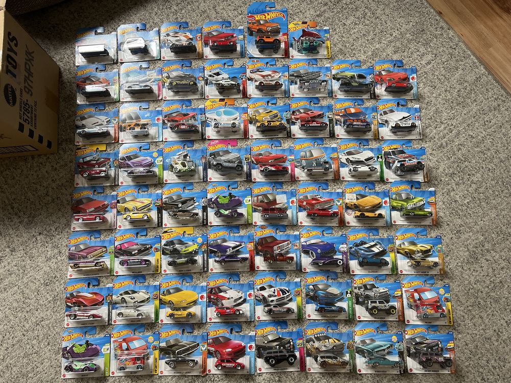 Hot wheels zestaw 62 sztuki