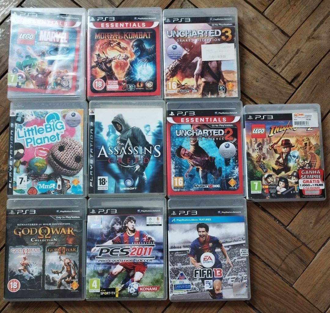 Pack jogos ps3 usados