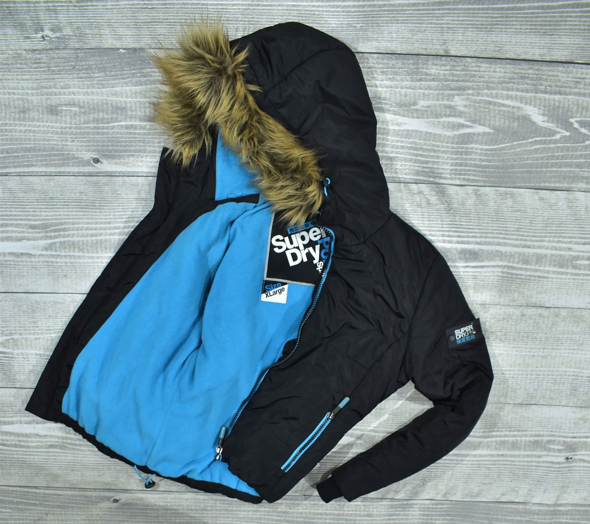 SUPERDRY Polar Ocieplana Kurtka Damska Puffer XL