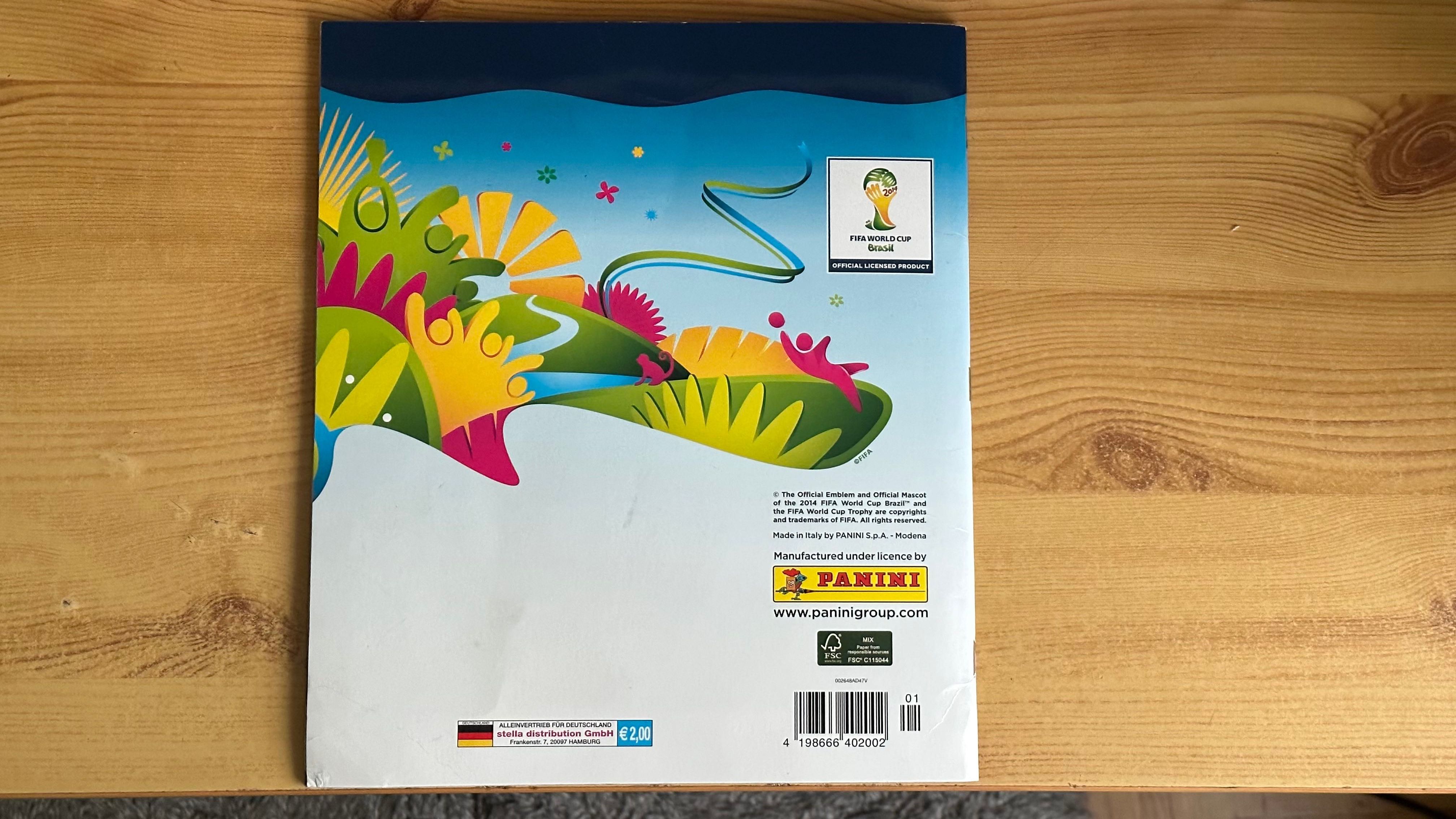 FIFA World Cup Brasil 2014 - album (cz.4] PANINI [naklejonych 639/639]