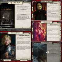Talisman Magia i Miecz - karty Poszukiwaczy Gra o Tron - 31 kart