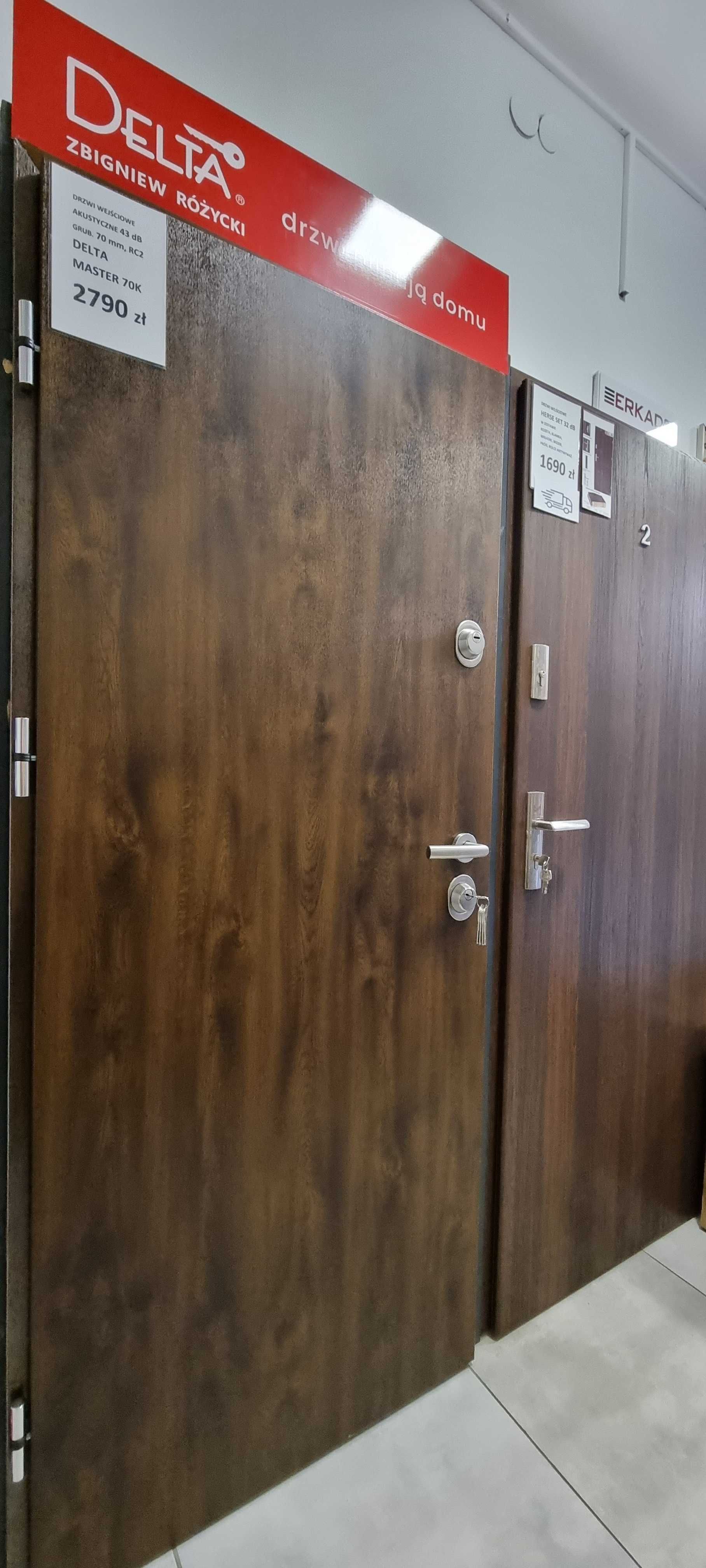 *OD RĘKI Drzwi Delta MASTER 70KL,akustyczne 43 dB,RC2,DOSTAWA W CENIE*