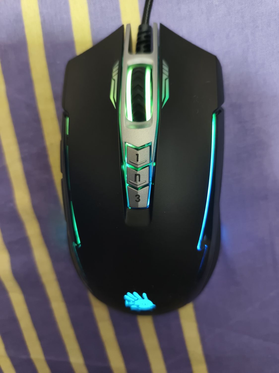 Мишка Bloody P93s Stone Black