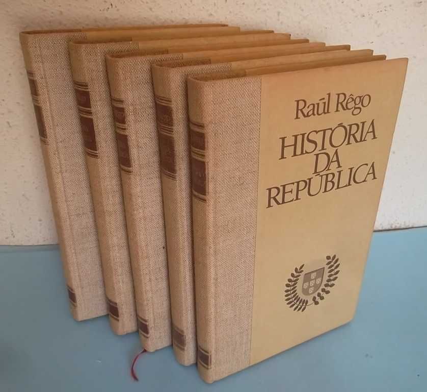 Raúl Rêgo : História da República , 5 volumes (completo)