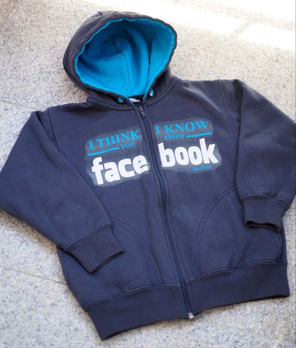 Bluza dla chłopca. Seria "Facebook" PLUS chusta arafatka. Unikat
