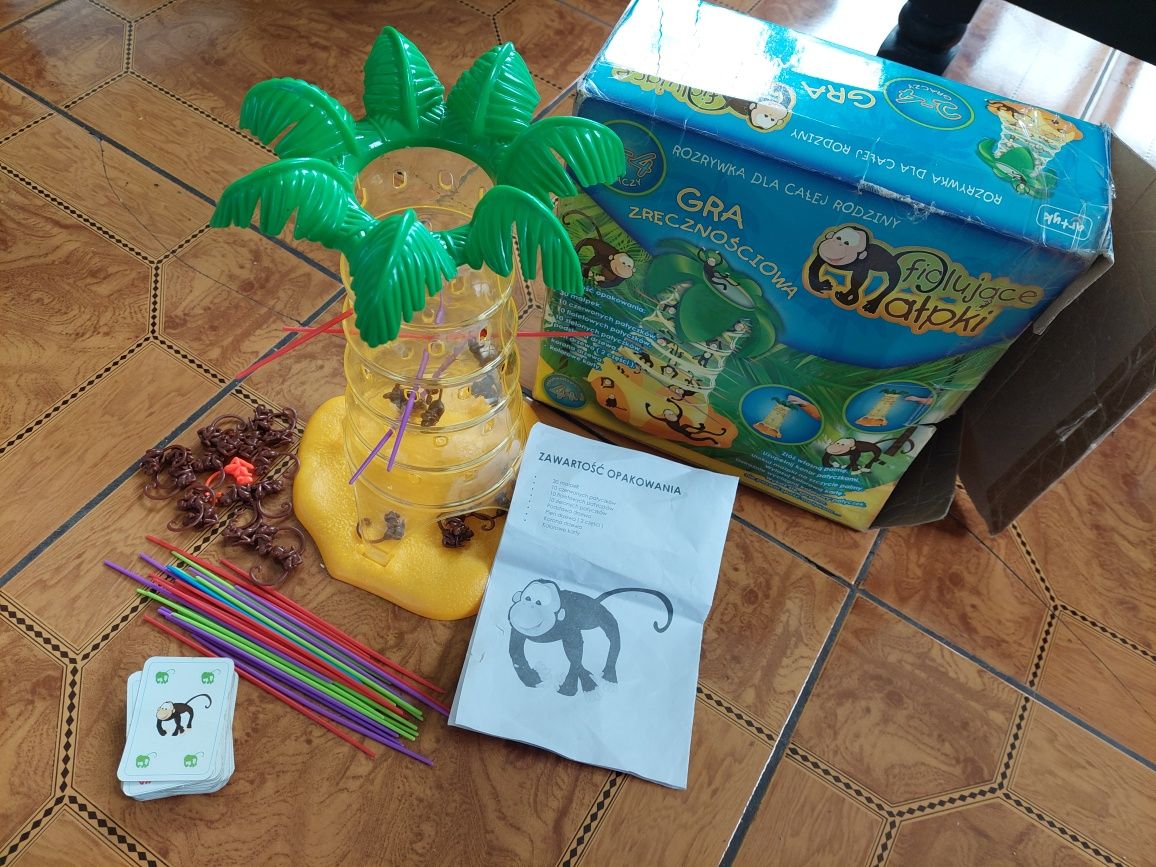 Gra zręcznościowa figlujące małpki