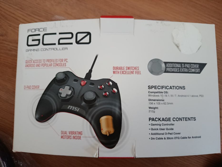 Comando videojogos MSI - Gaming controller