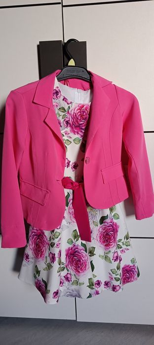 Sukienka z marynarką dla dziewczynki