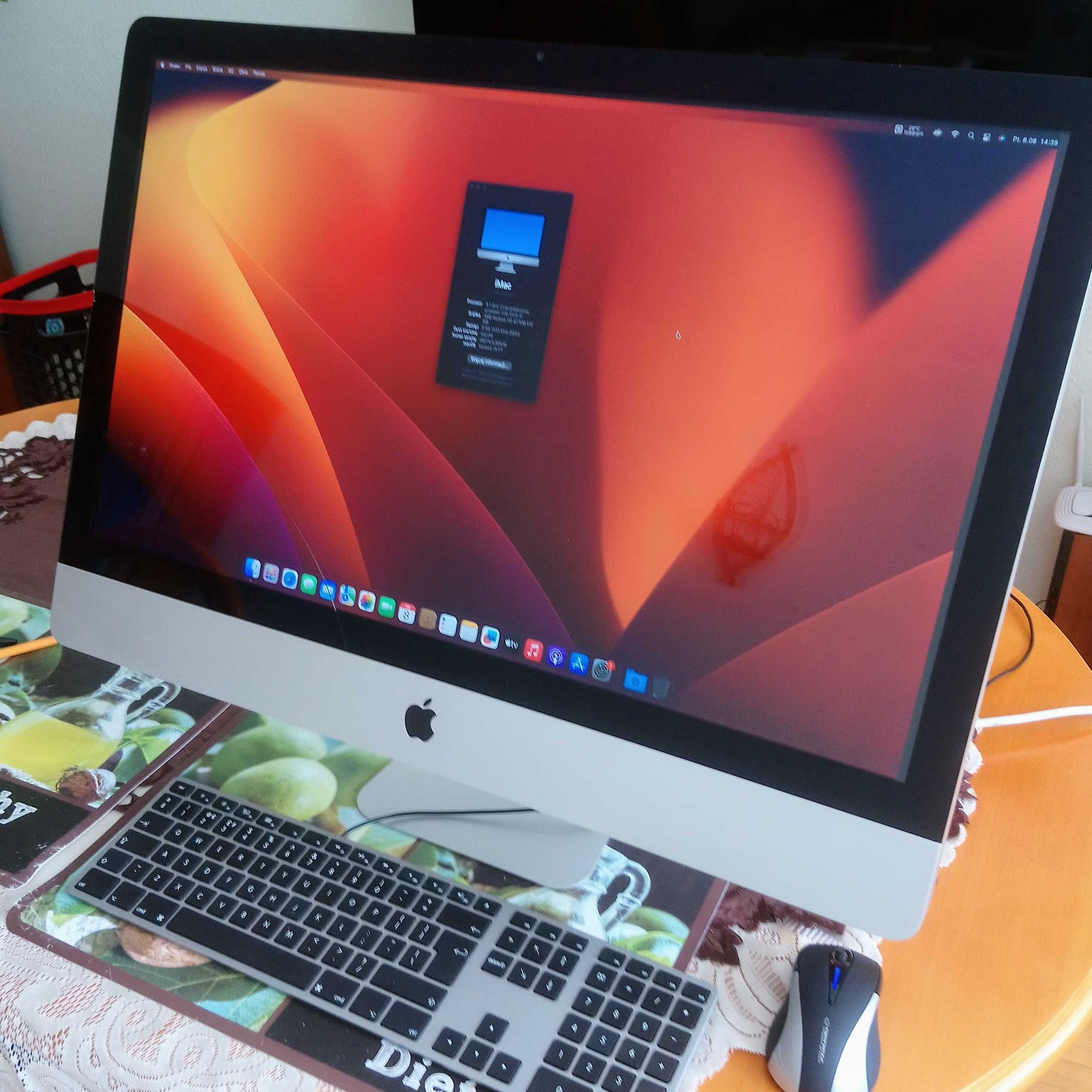 Najtańszy Apple iMac 27" SSD + HDD macOS Ventura + Win11