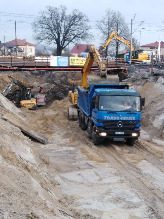 Wykopy, Roboty ziemne, Żwir, Piach, Kamień Tłuczeń, Czarnoziem, Torf