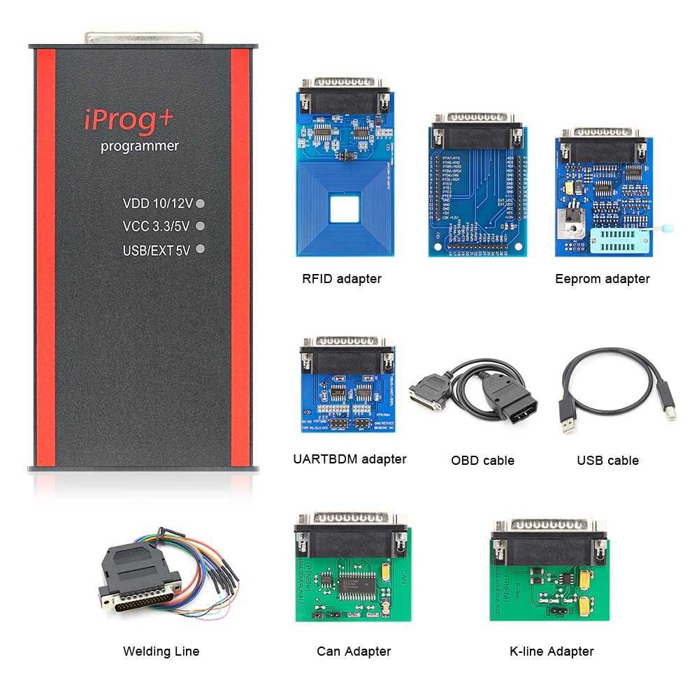 Программатор iProg PRO+ v87. Одометры, ключи, краш-дата, перекодировки