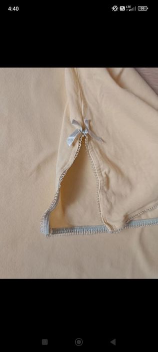 Piżama koszula nocna żółta z koronką S 36 Carry