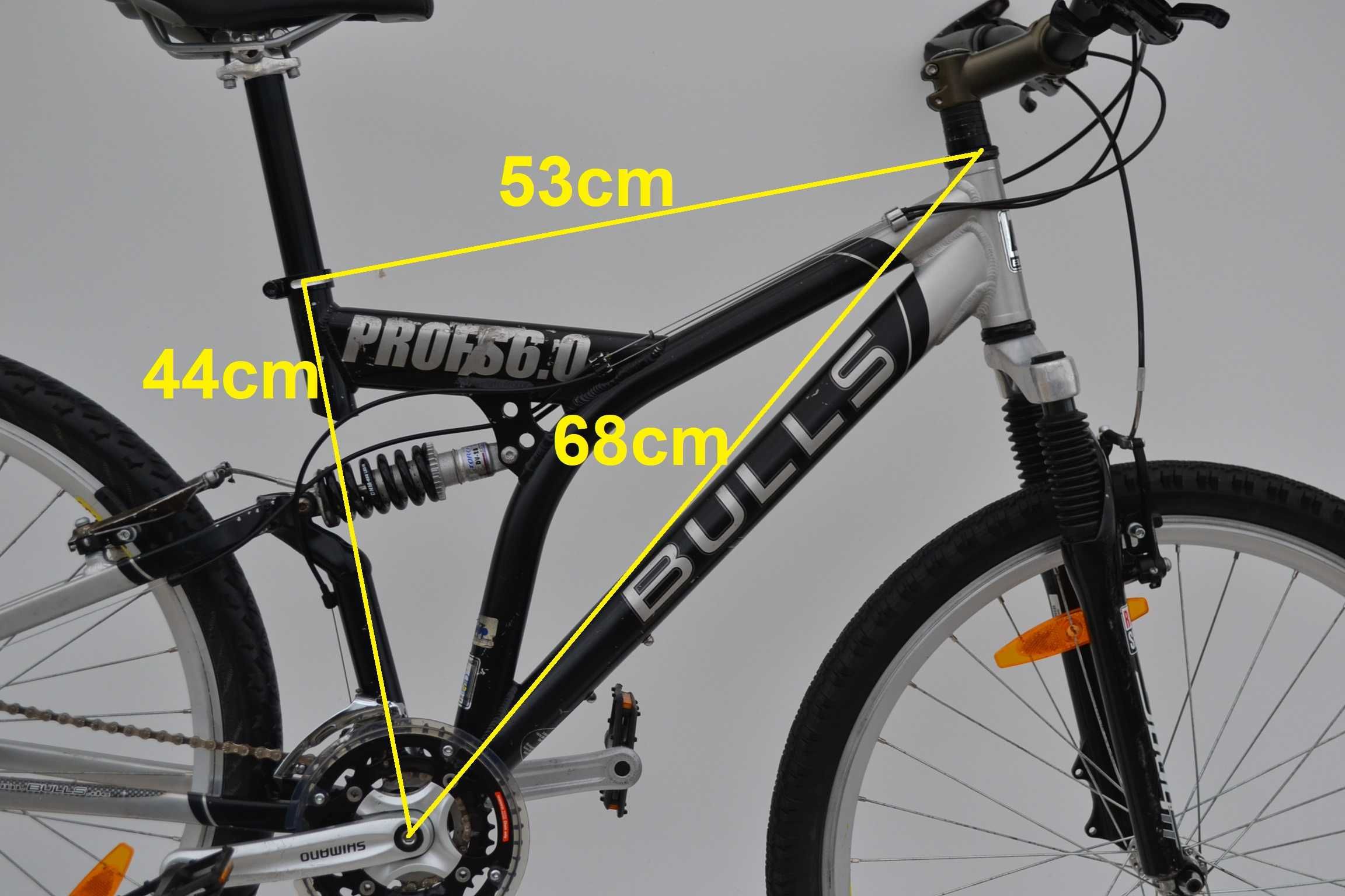 mtb full bulls profs6.0 3x8 deore xt rock shox rama 18'' okazja