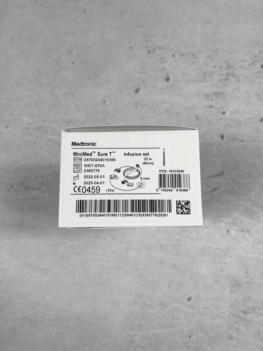 Wkłucia zestawy infuzyjne medtronic minimed sure t 80 8 termin nowe 10